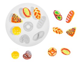 Molde silicona 8 mini panificados 